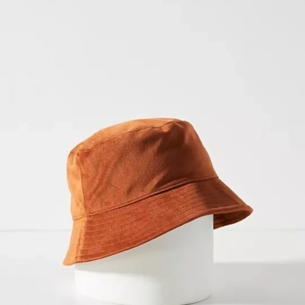 Anthropologie Brown Corduroy Bucket Hat